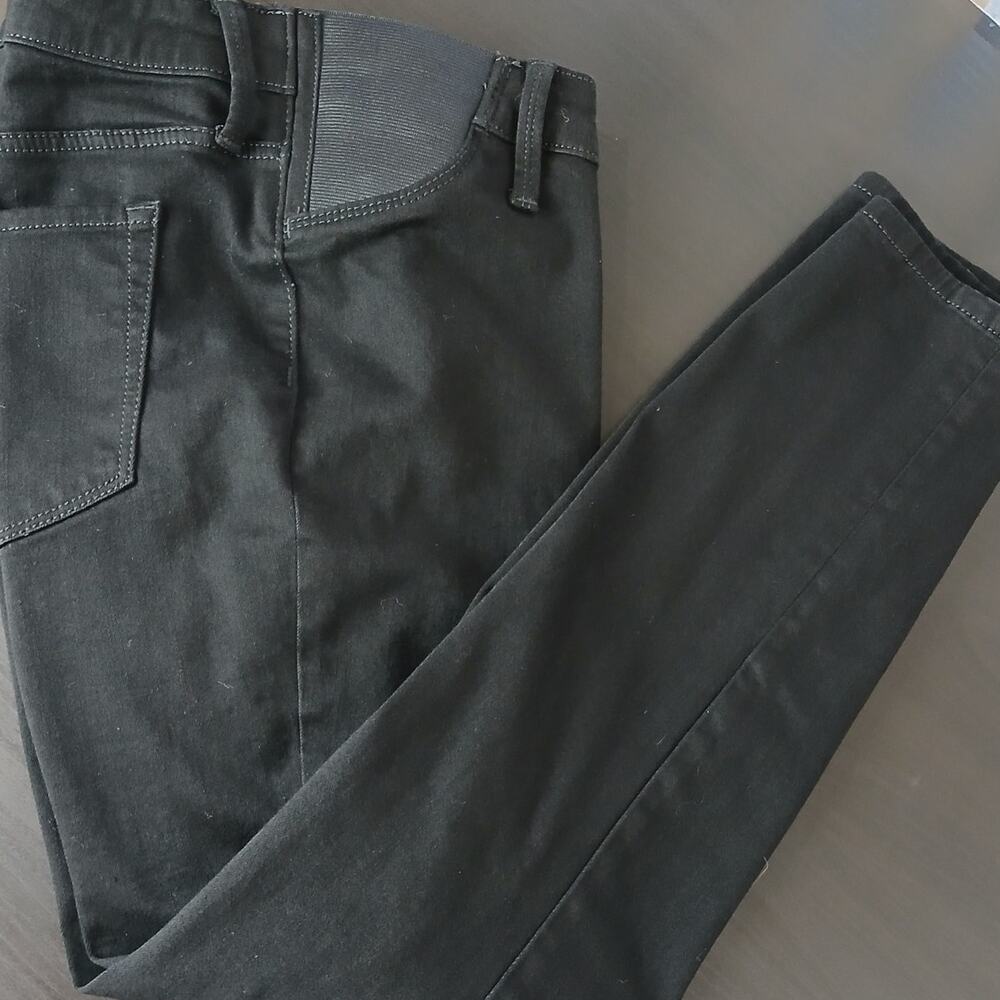 isabel by ingrid + isabel Skinny Maternity Jeggings 14 black stretch jeans